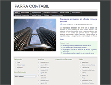 Tablet Screenshot of parracontabil.com.br